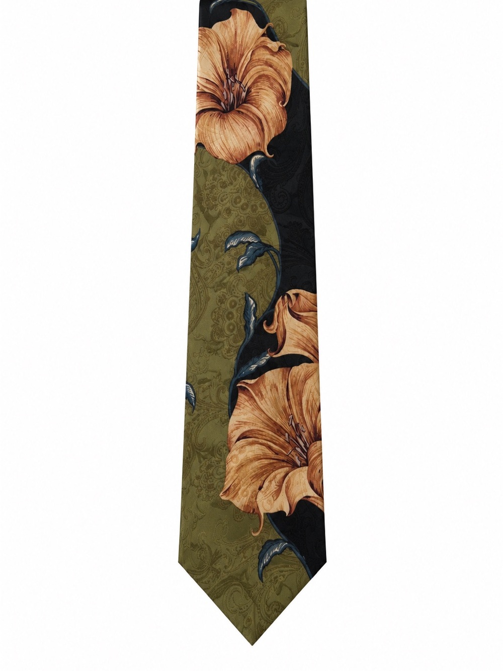 Vintage Abercrombie & Fitch Floral Silk Tie